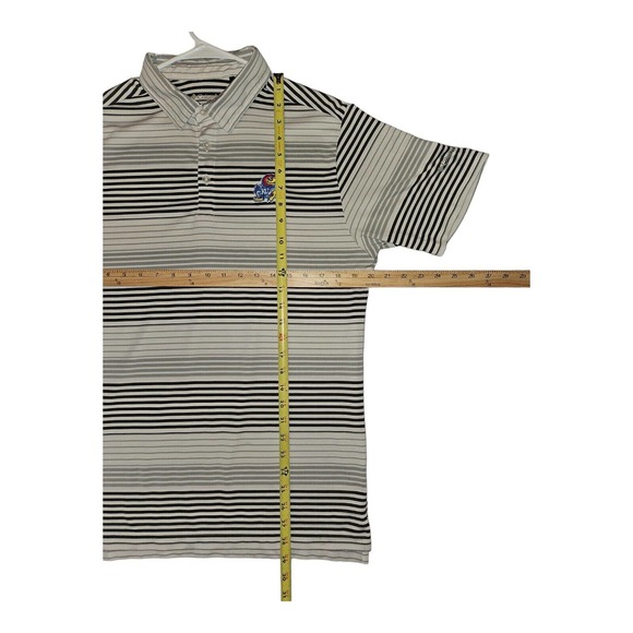 Columbia Golf Polo Medium Men's Kansas University Embroidered Short Sleeve - Picture 3 of 7
